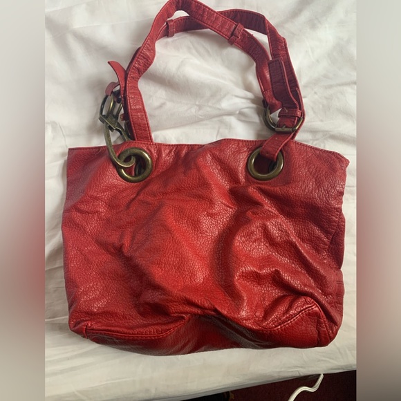 Red braciano purse/hand bag - Picture 2 of 3